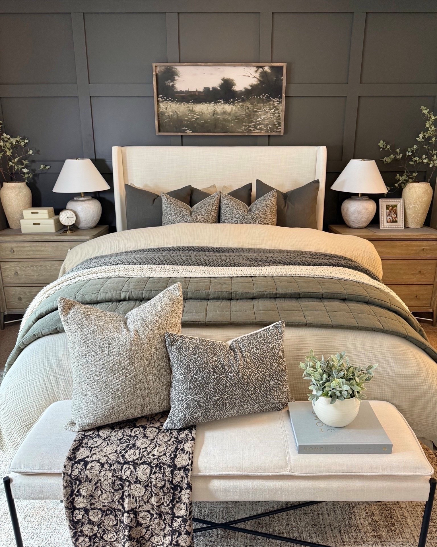 Cozy Bedroom Finds

Follow @farmtotablecreations on Instagram for more home finds and styling inspiration.

A few thoughtfully layered pieces can completely transform a bedroom into a cozy retreat. Soft neutral bedding, warm wood nightstands, textured pillows, timeless table lamps, and a simple upholstered bench create a space that feels calm, inviting, and effortlessly elevated. Save this look for your next bedroom refresh.  

#bedroom #bedroomdecor #bedroomrefresh #bedding #throwpillows #nightstand #tablelamp #bench #wallart #arearug

#LTKHome #LTKSaleAlert