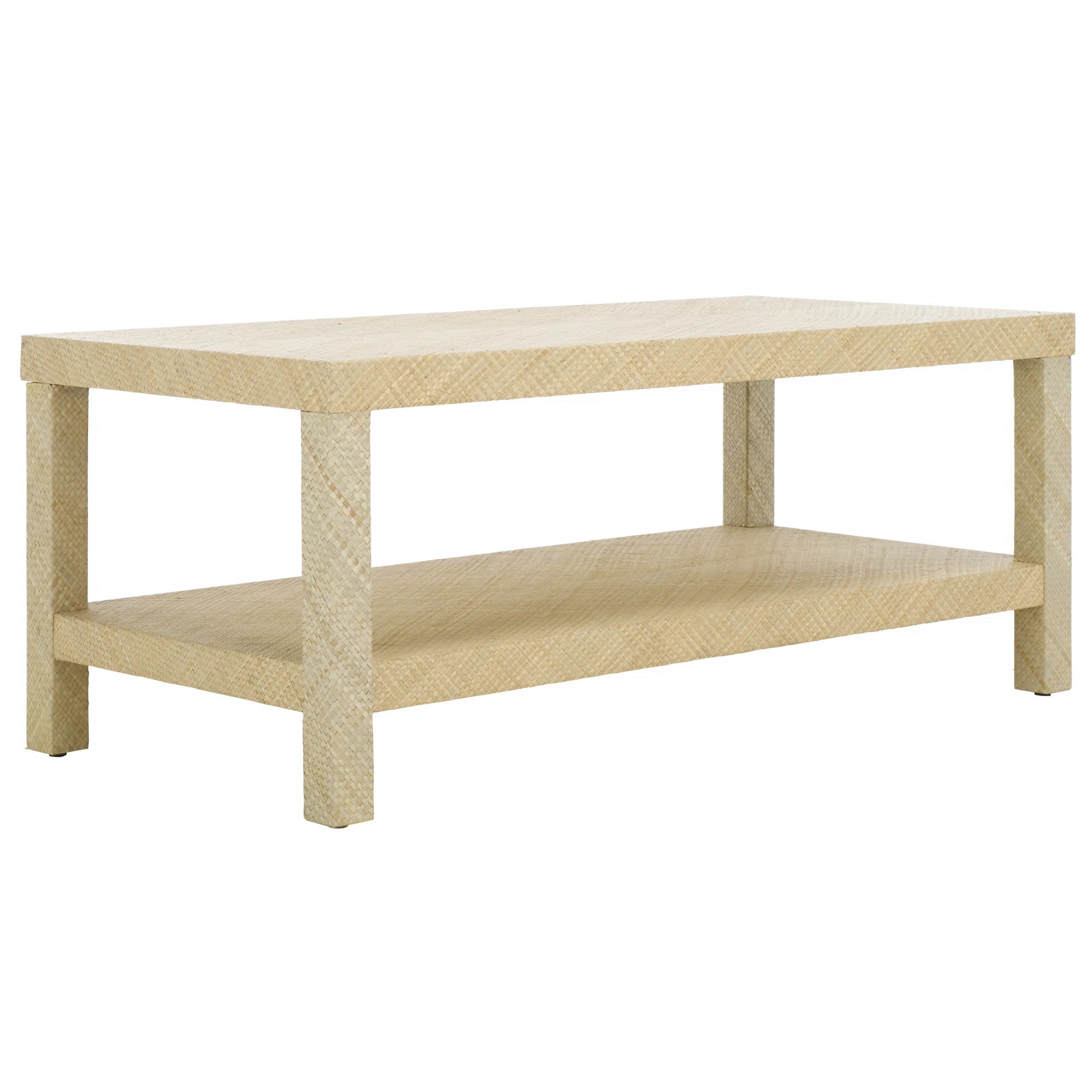 Nadeau Raffia 2 Shelf Coffee Table | Wayfair North America