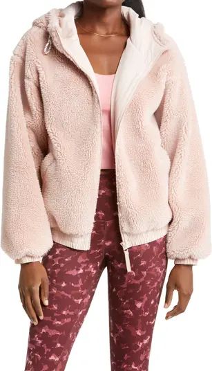 Zella Logan Faux Shearling Jacket | Nordstrom | Nordstrom