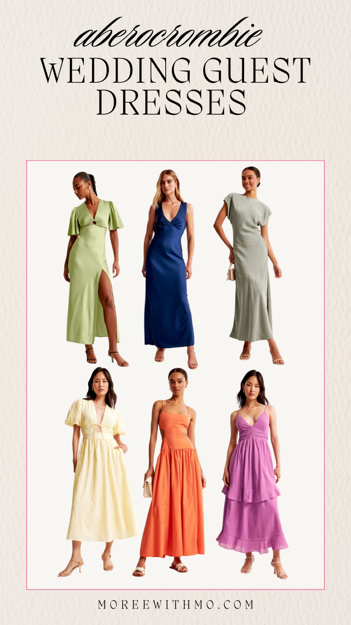Wedding guest dresses from Abercrombie! One of my favorite places to shop! 

Wedding Guest Dress
Formal Gown 
Maxi Dress
Abercrombie
Moreewithmo

#LTKParties #LTKSeasonal #LTKWedding