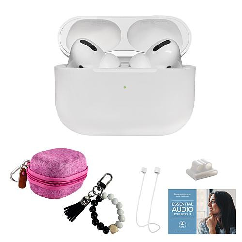 Apple AirPod Pro 2nd Gen USB-C MagSafe Charging Case Bundle - Pink | HSN