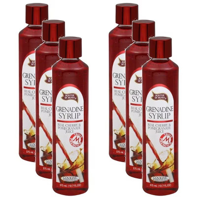 Master of Mixes Cocktail Syrup Grenadine - Case of 6 - 12.7 fl oz. | Target