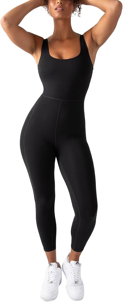 YITTY Active Women's UltraLuxe Built-In Bra Onesie, Athleisure, 4-Way-Stretch | Amazon (US)