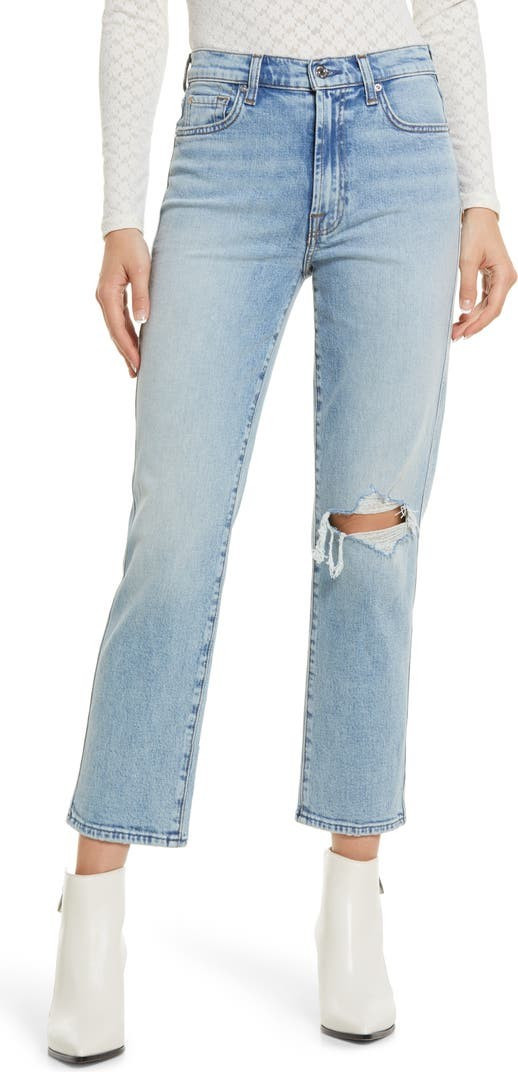 High Waist Straight Leg Jeans | Nordstrom