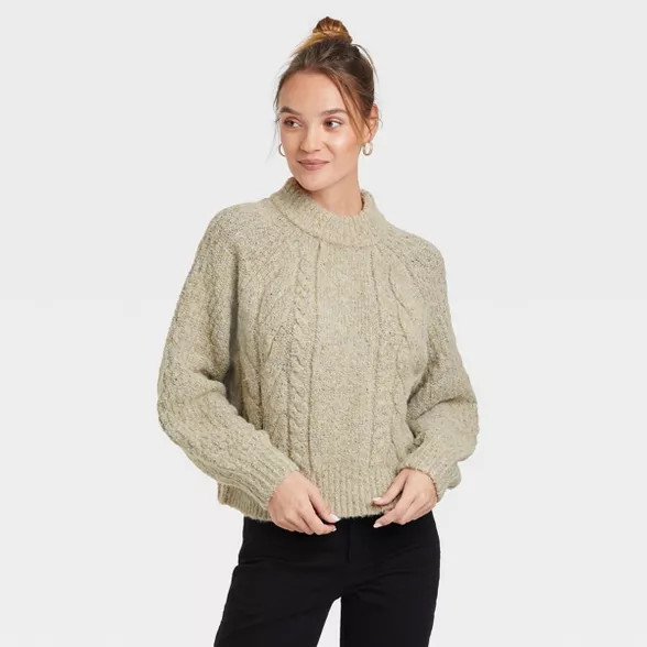 Women's Mock Turtleneck Pullover Sweater - Universal Thread™ | Target