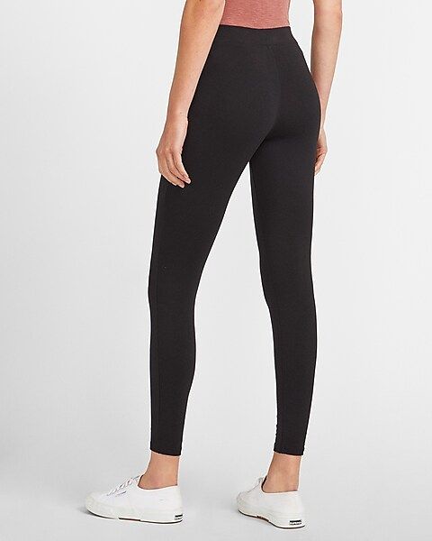 High Waisted Essential Ankle Leggings | Express