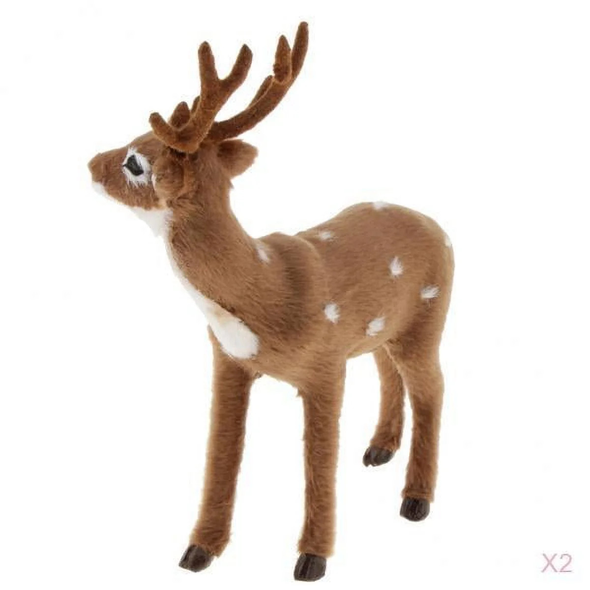 veasfak 2-5pcs Christmas Deer Doll Children party Window Showcase Decorations 2pc style 3 | Walmart (CA)
