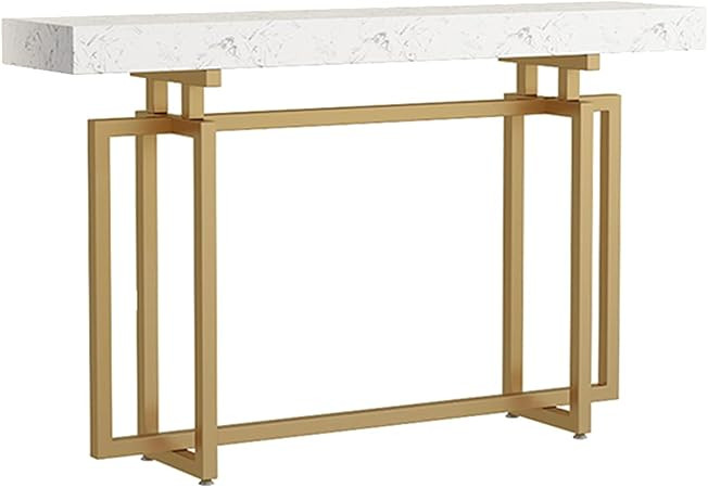 WOUY Hotel Porch Table, Living Room Shelf, Unique Style Porch Cabinet, Marble Decoration Table (C... | Amazon (US)
