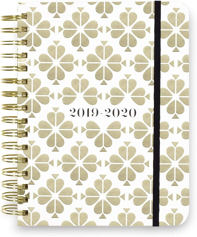 Kate Spade New York 17 Month Large Hardcover 2019-2020 Daily Planner, Weekly and Monthly Planner ... | Amazon (US)