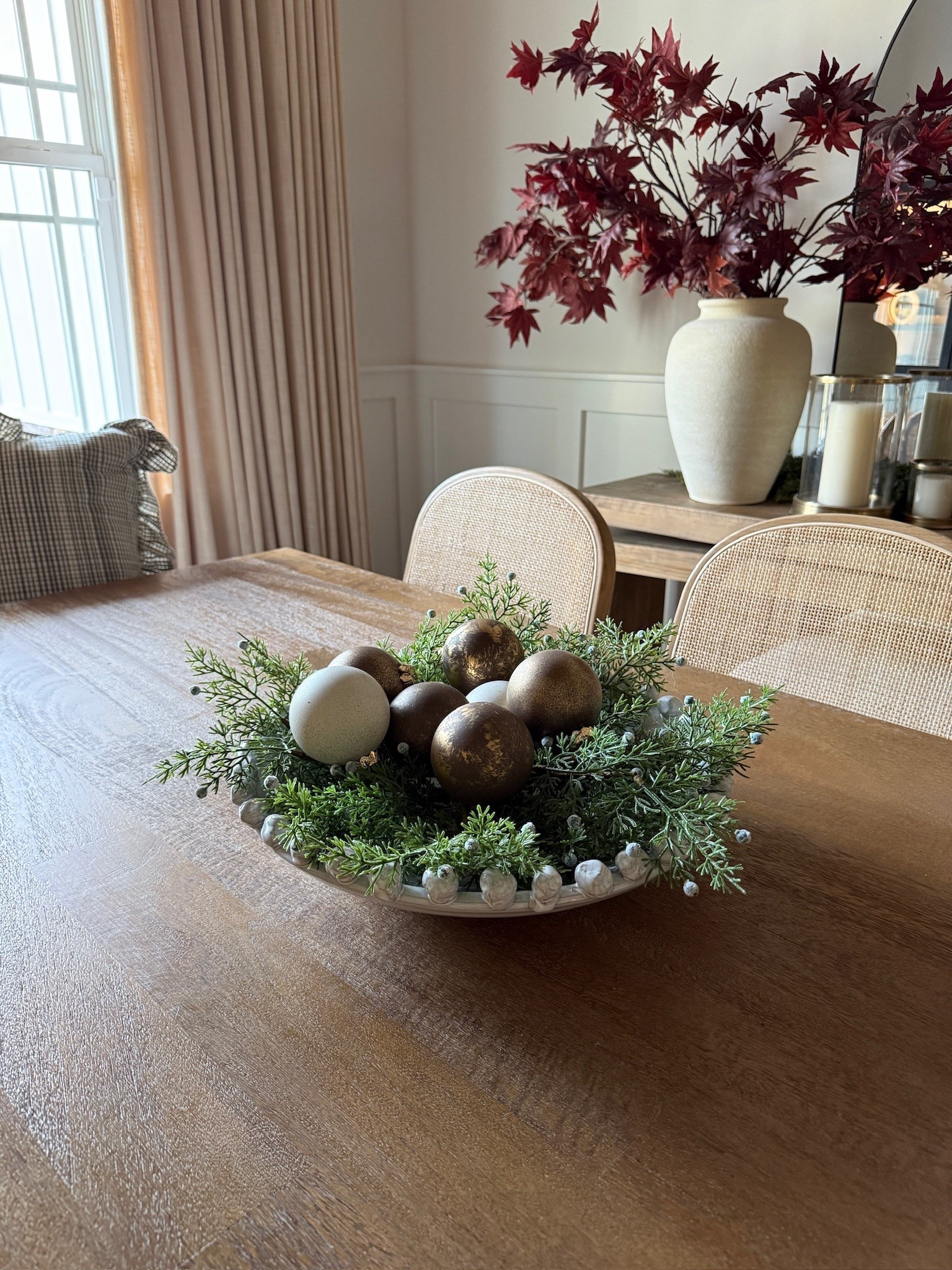 A simple and beautiful way to style any table this holiday season! 

#LTKFindsUnder50 #LTKHoliday #LTKHome