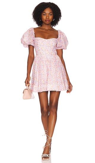 Kiah Corset mini Dress in Spring Floral | Revolve Clothing (Global)