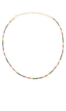 Adina's Jewels Rainbow Tennis Choker in Multicolor from Revolve.com | Revolve Clothing (Global)