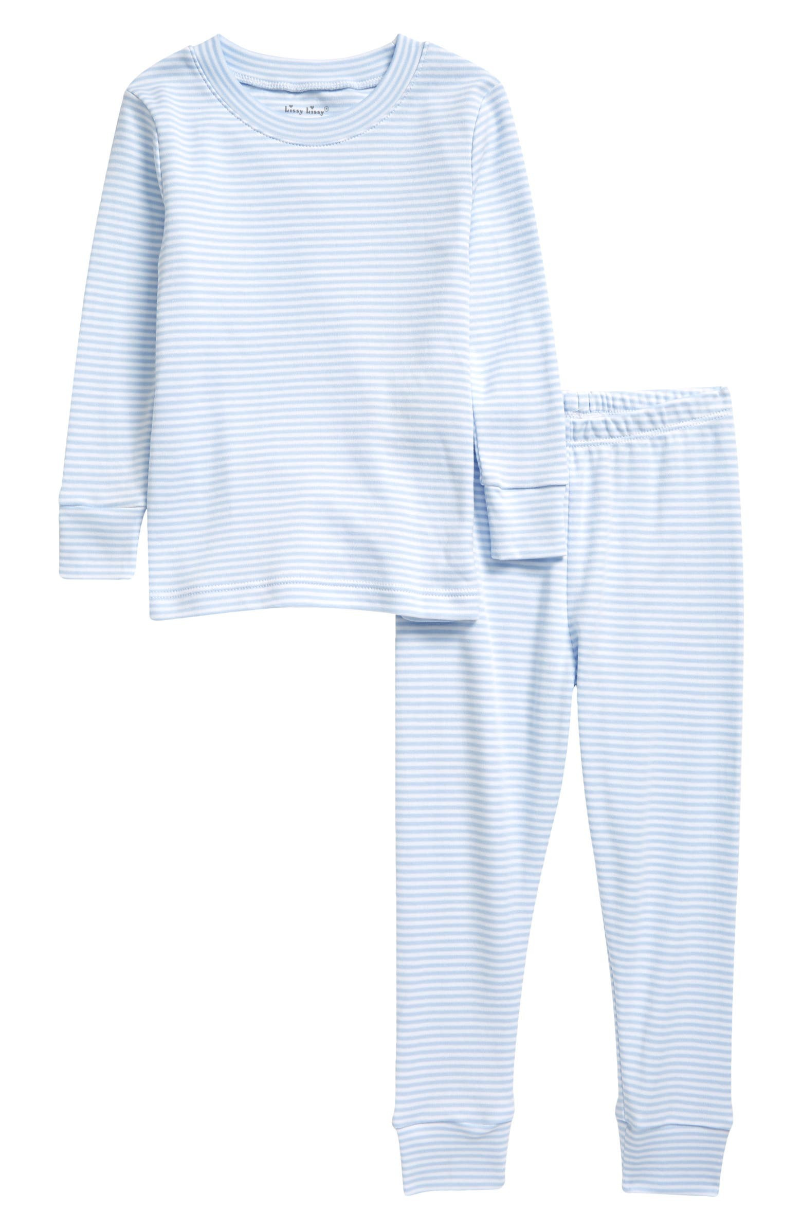 Simple Stripes Fitted Two-Piece Pajamas | Nordstrom