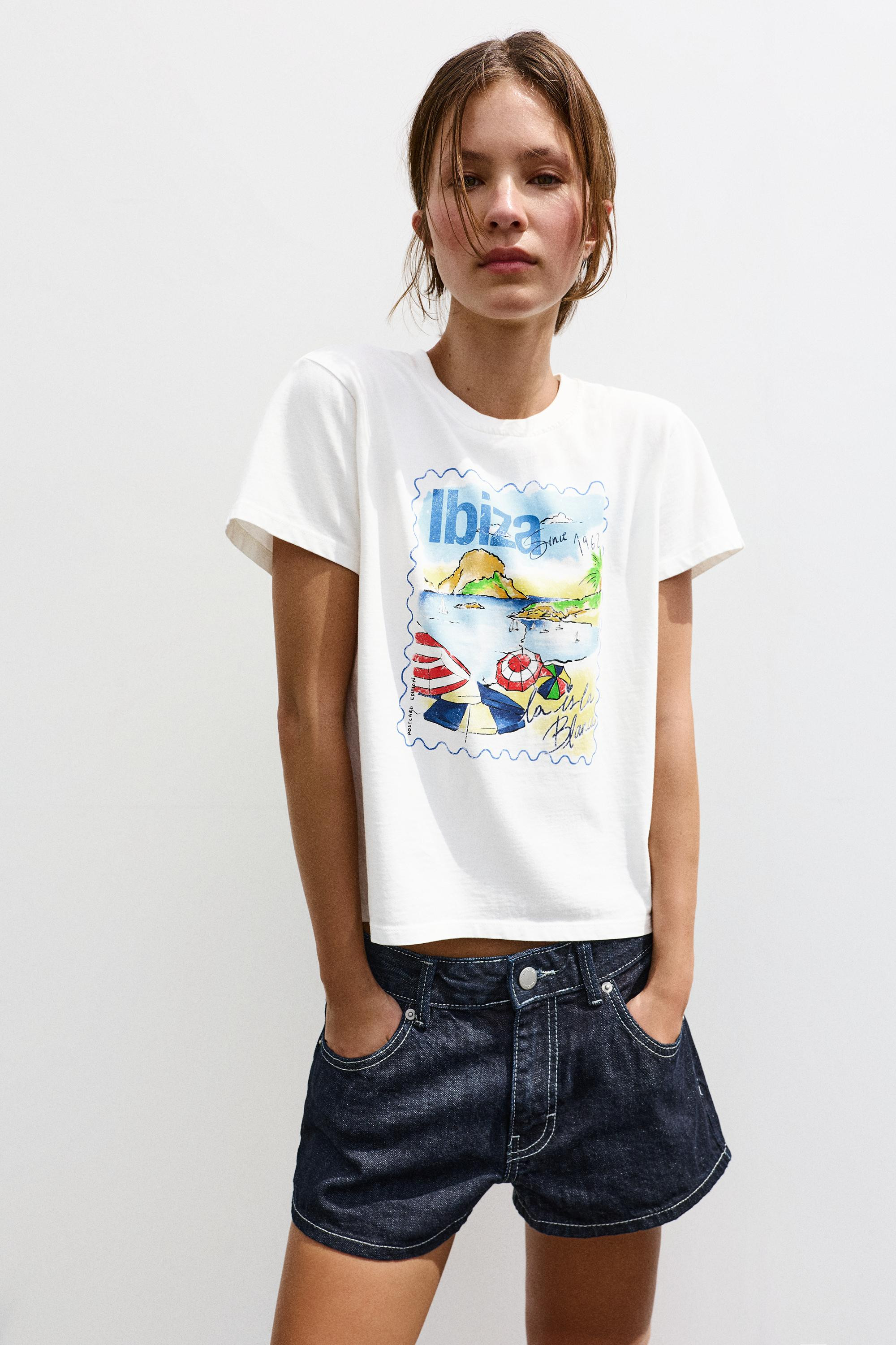 Ibiza T-shirt | Pull&Bear United Kingdom | PULL and BEAR UK