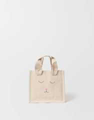 Canvas Bunny Tote - Pink | The Little Market