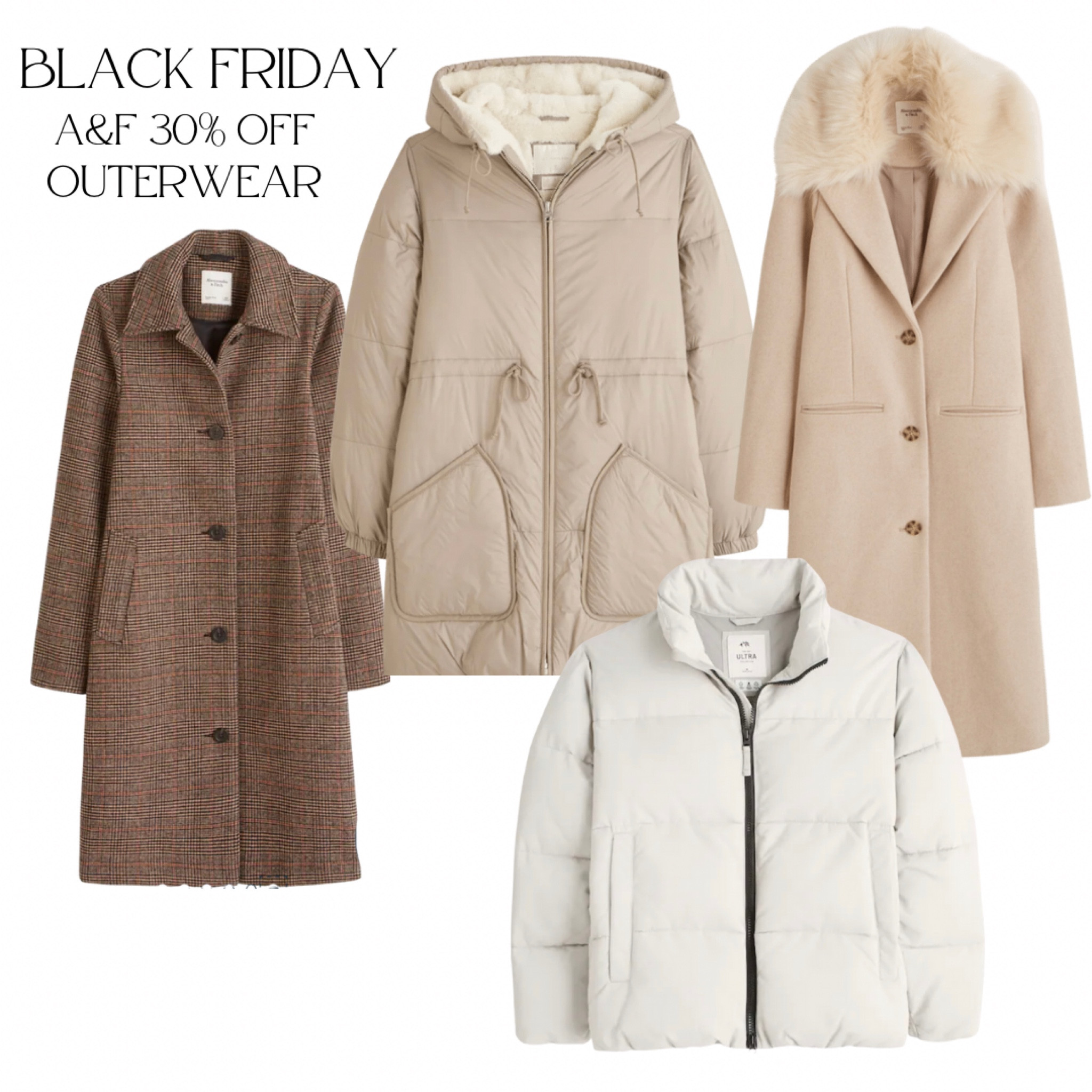30% off Abercrombie and Fitch outerwear for him and her  

#LTKGiftGuide #LTKSeasonal #LTKCyberweek