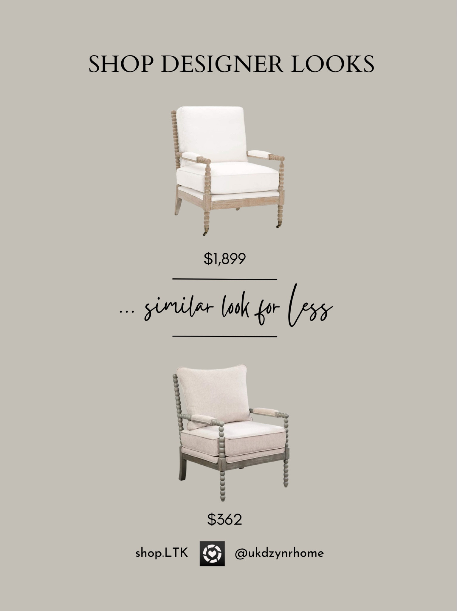 Club Chair | Spindle Chair Designer Looks for Less

#LTKhome #LTKFind