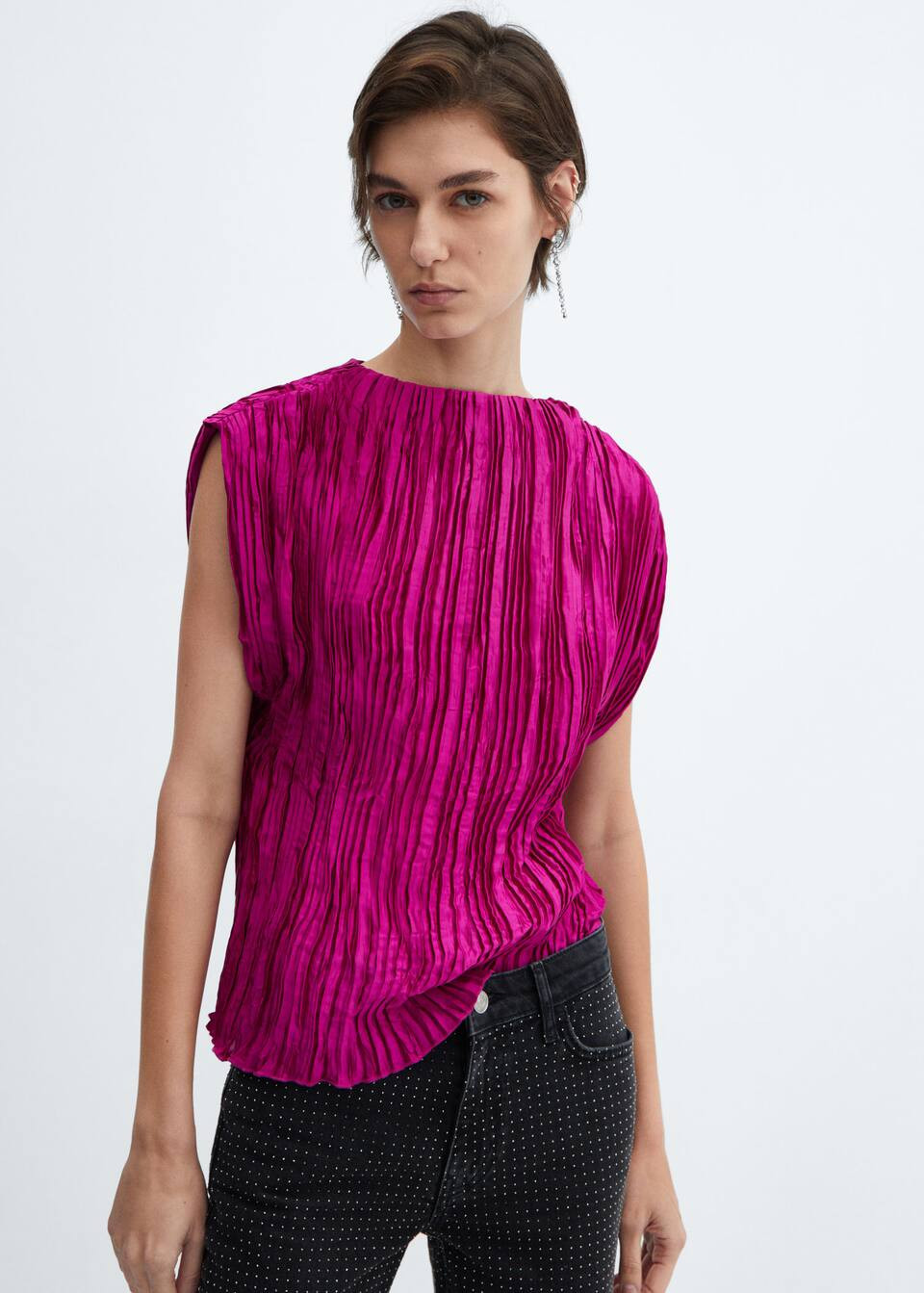 Search: Satin plated blouse (47) | Mango USA | MANGO (US)