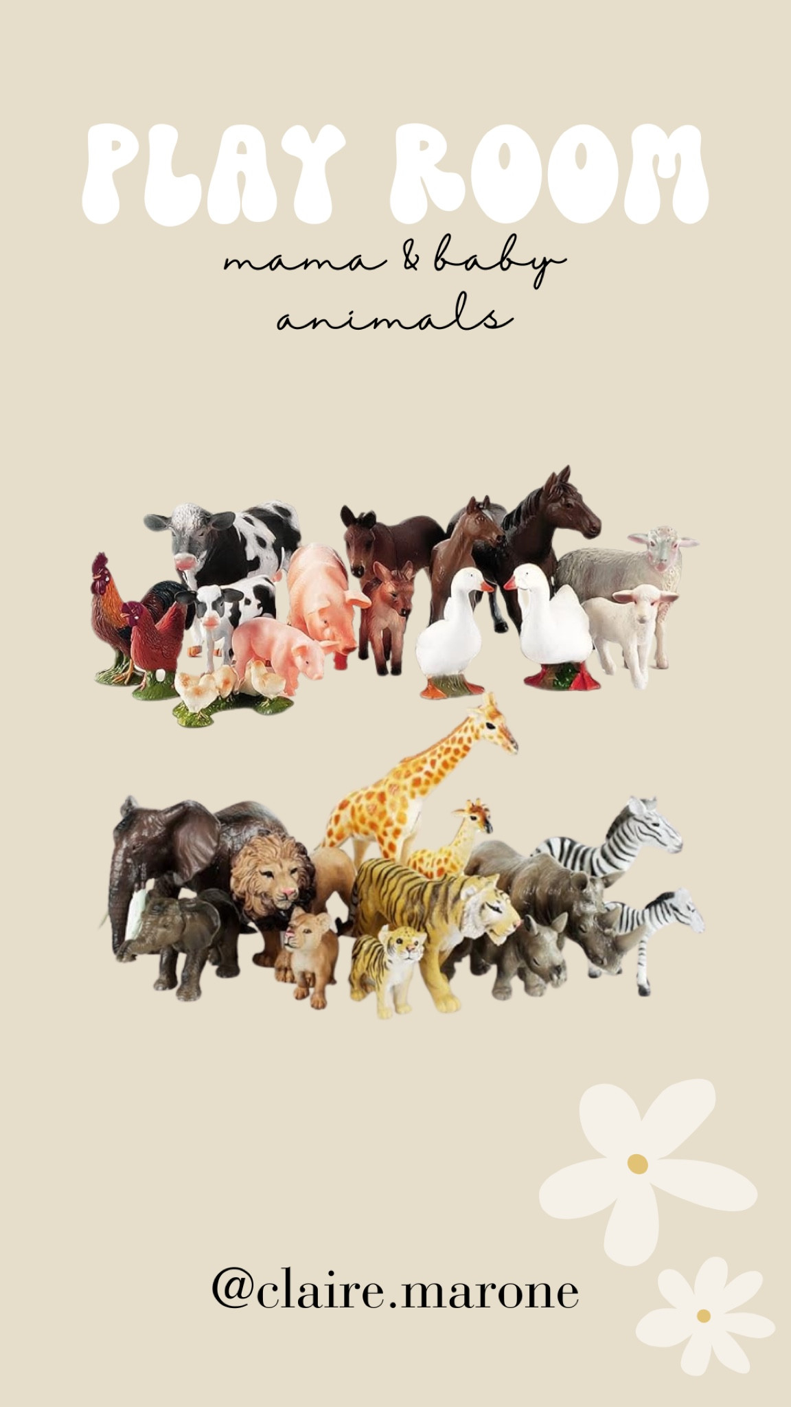 High quality animals that include a mama + baby pair of each animal! Great for creative & nurturing play  

#LTKBaby #LTKKids #LTKGiftGuide