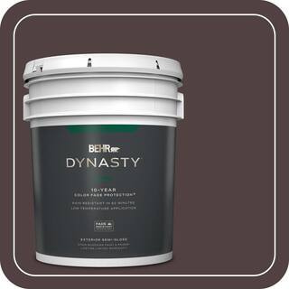5 gal. #BXC-87 Rich Bordeaux Semi-Gloss Exterior Stain-Blocking Paint & Primer | The Home Depot