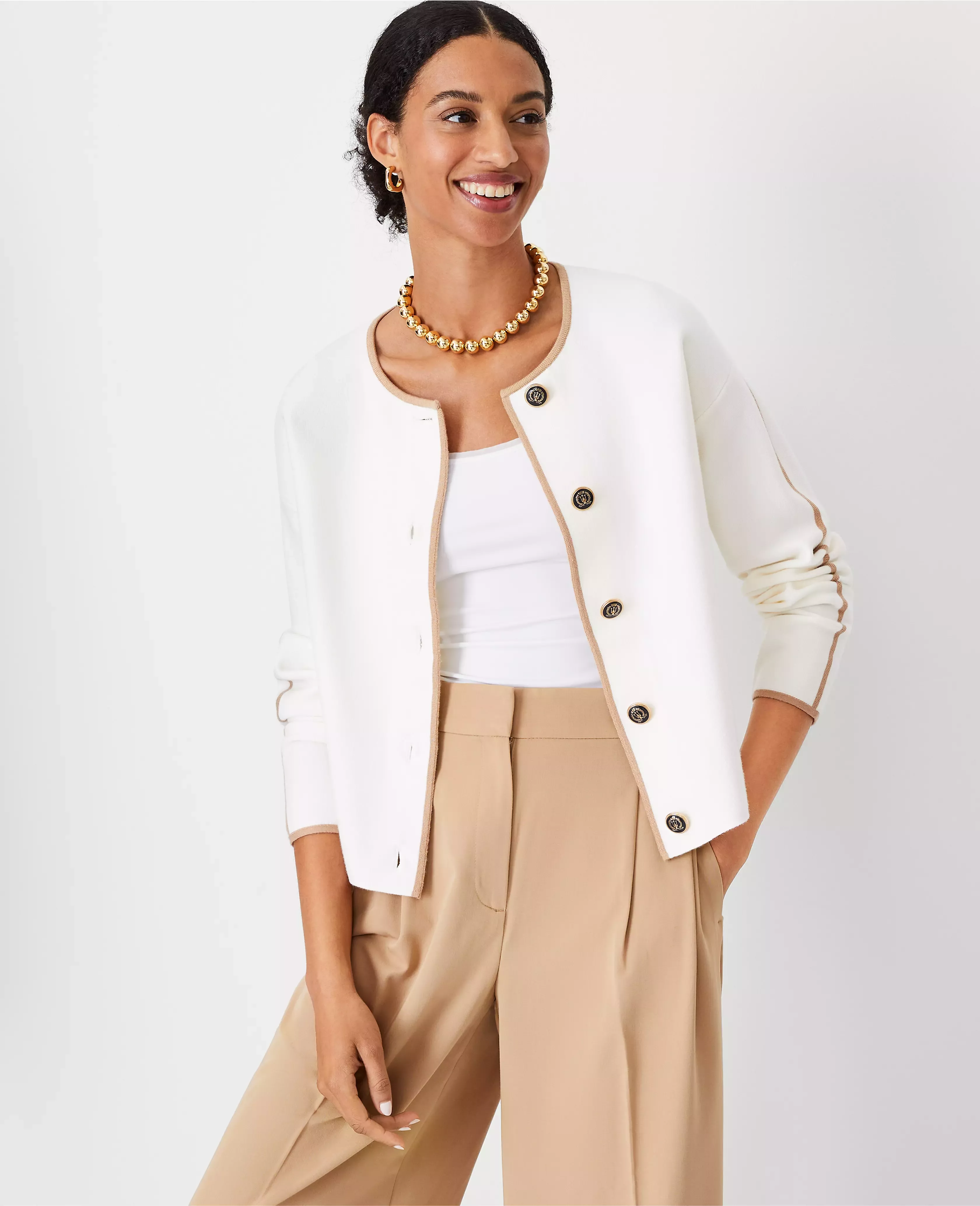 Ann taylor sweater on sale coat