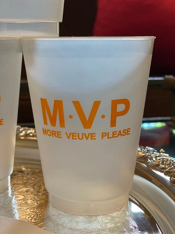 More Vueve Clicquot Please // 16oz Shatterproof Plastic Cup - Etsy | Etsy (US)