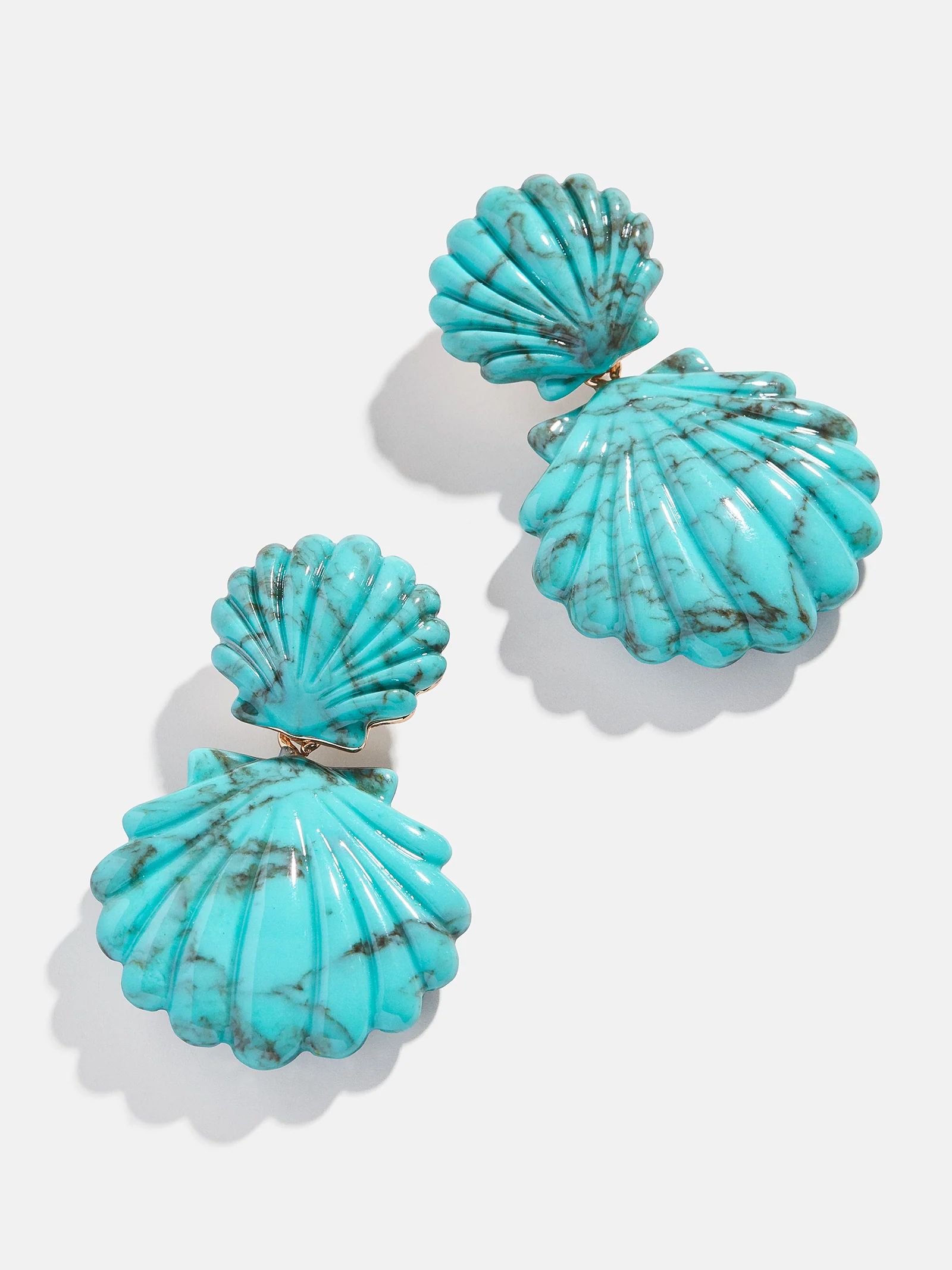 Out of This Shell Earrings - Turquoise | BaubleBar (US)