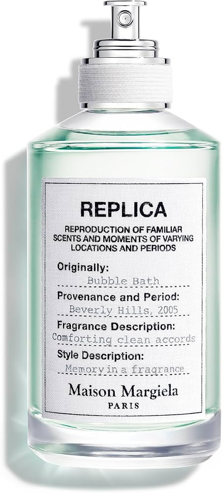 Maison Margiela - Replica - Bubble Bath Eau de Toilette - Fresh Fragrance - With Soap Bubbles, Ro... | Amazon (US)