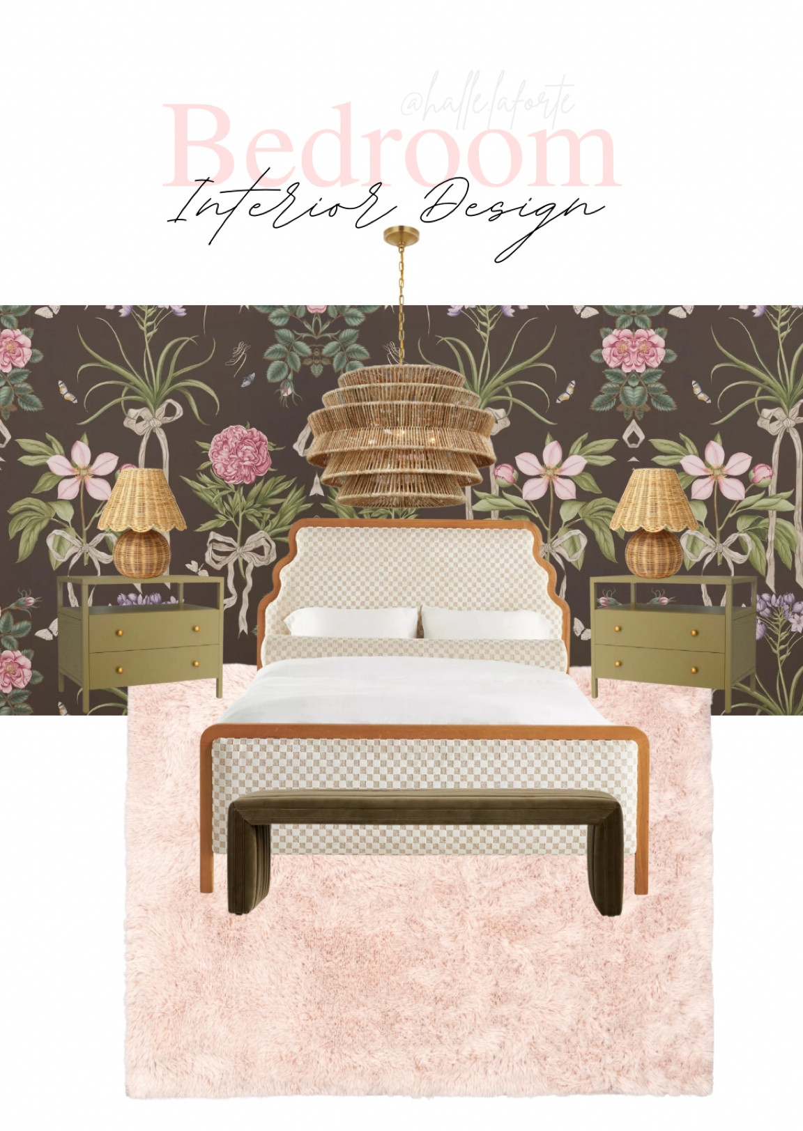 Home decor
Interior design
Leopard ottoman
Pink velvet bed
Dark wood nightstand
Gold lamps
Green chandelier
Anthropologie home decor Anthropologie chandelier
Anthropologie
Hatch alarm clock
Bedding
Comforter
Quilt
Pillows
Leopard wallpaper
Animal wallpaper

#LTKHome #LTKFamily #LTKBaby