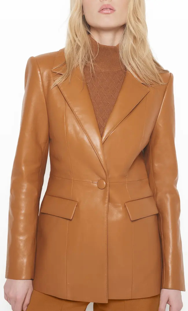 Finn Recycled Leather Blazer | Nordstrom