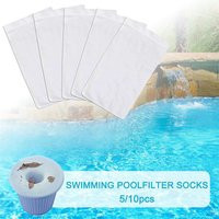 30PCS Pool Skimmer Socks Pool Cleaning Reusable Savers Nylon Mesh for Filters Baskets Skimmers Swimming Pool Accessories | AliExpress (US)