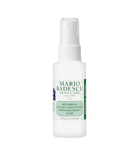 Mario Badescu Repairing HOCl Facial Spray with Hypochlorous Acid – Soothes & Hydrates Angry, Irritated Skin, Reduce Redness & Flare-Ups – pH Balancing, Non-Irritating Cleanser, Fragrance-Free, 2 Fl Oz | Amazon (US)