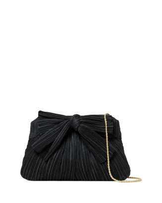 Loeffler RandallRayne Small Pleated Bow Frame Clutch4.8 (48) Complete the lookColor:Black/SilverB... | Bloomingdale's (US)