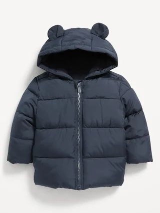 Unisex Water-Resistant Frost Free Critter Puffer Jacket for Baby | Old Navy (US)