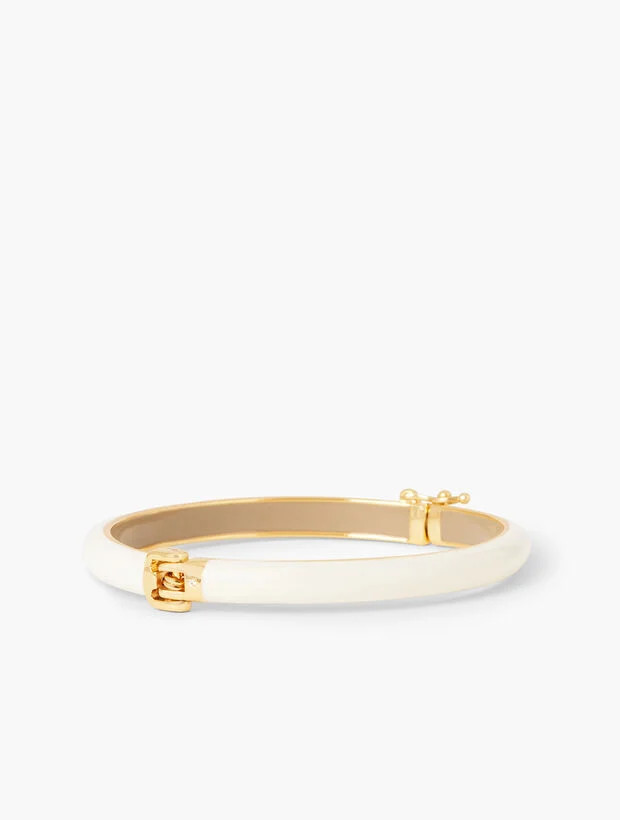 Bold Enamel Bangle | Talbots