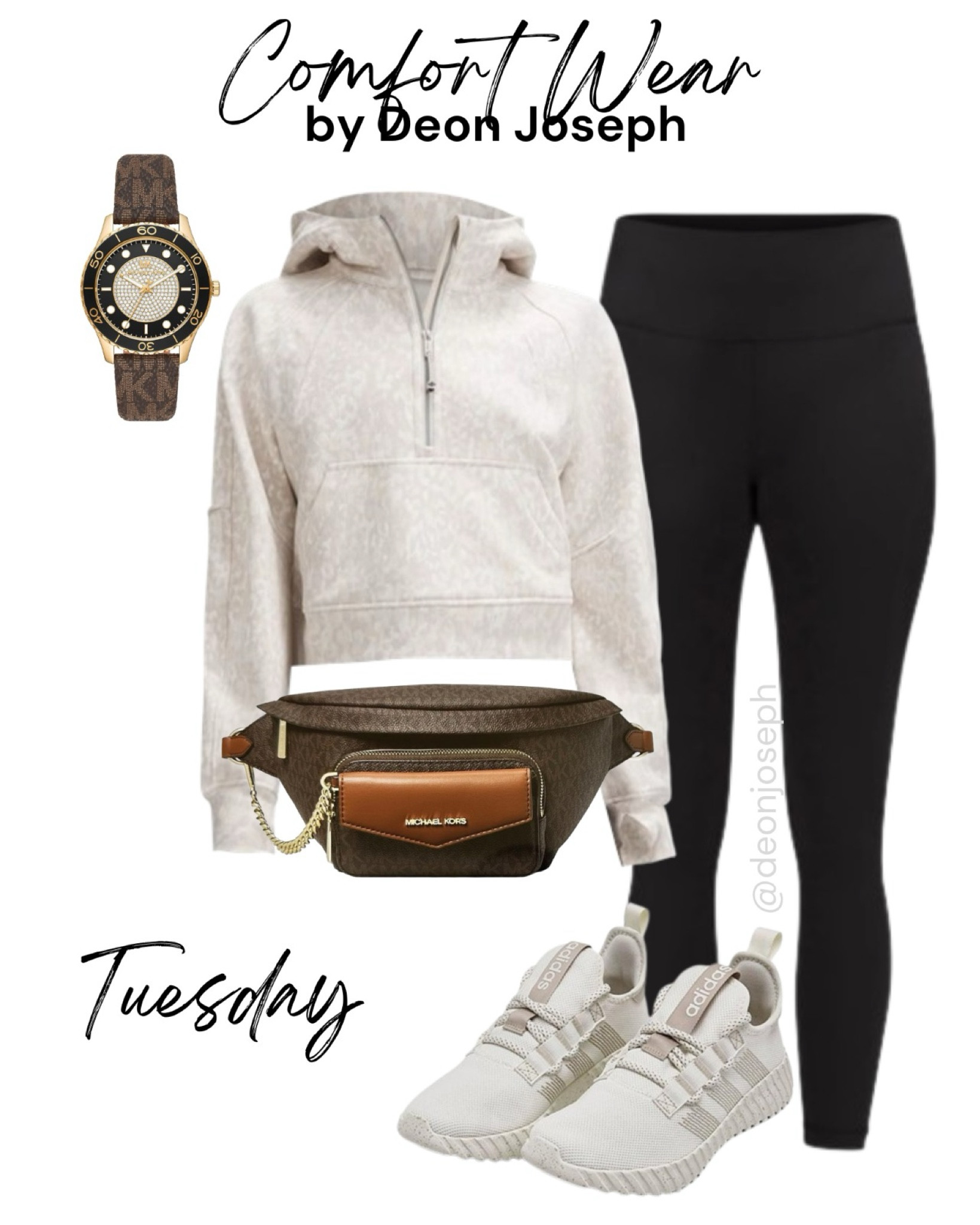 Run errands in style! This contrast fit is perfect to have a chill day doing errands. 

#LTKworkwear #LTKstyletip #LTKfitness