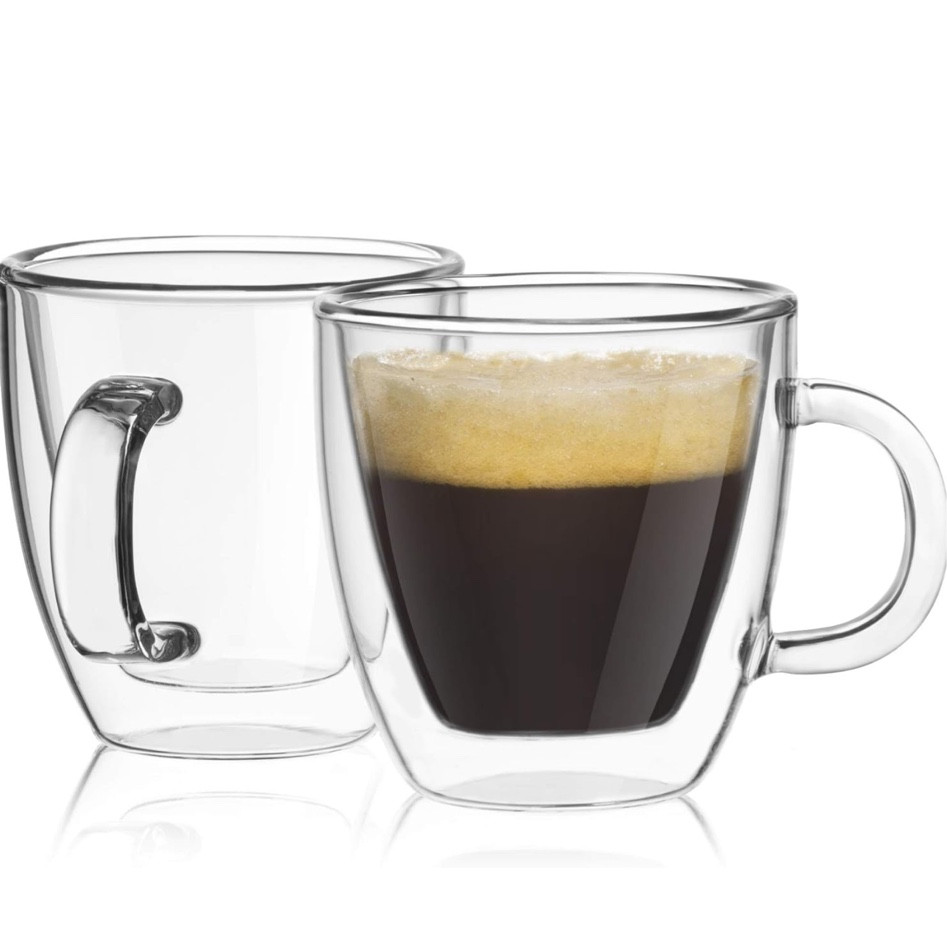 JoyJolt Savor Double Wall Insulated Glasses Espresso Mugs (Set of 2) - 5.4-Ounces 

#LTKGiftGuide #LTKHoliday #LTKSeasonal