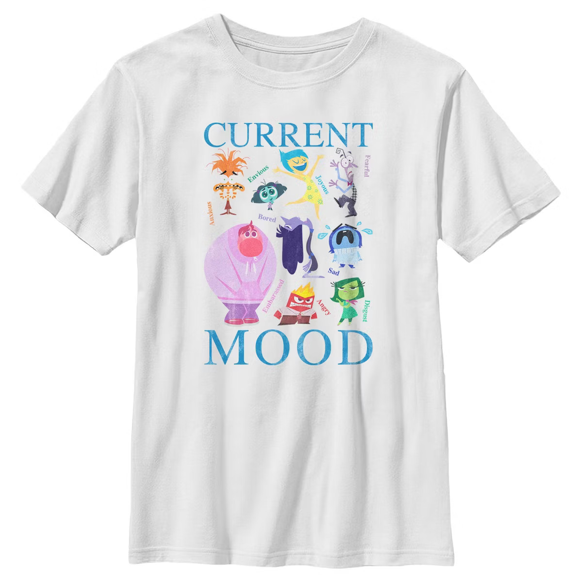 Boy's Inside Out 2 Current Mood T-Shirt | Target