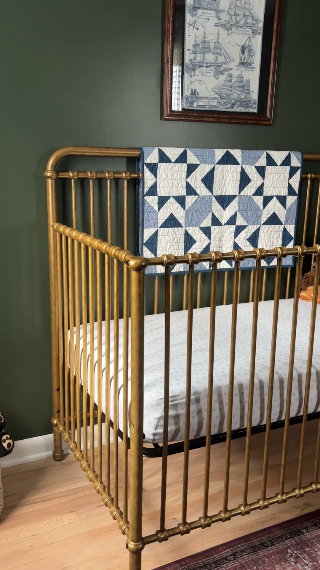 Heritage Americana nursery 🇺🇸The nursery still needs some finishing touches but it has come a long way

#LTKBaby #LTKHome