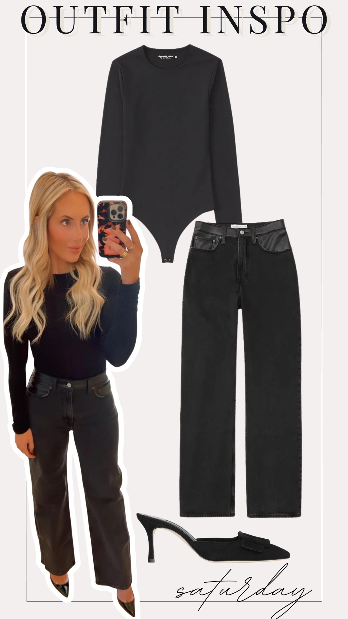 All black outfit inspo - 25% off plus an extra 15% off with code DENIMAF

#LTKsalealert #LTKfit #LTKSeasonal