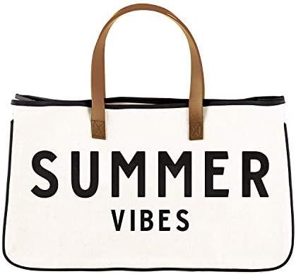 Creative Brands Hold Everything Tote Bag, 20" x 11", Summer Vibes | Amazon (US)