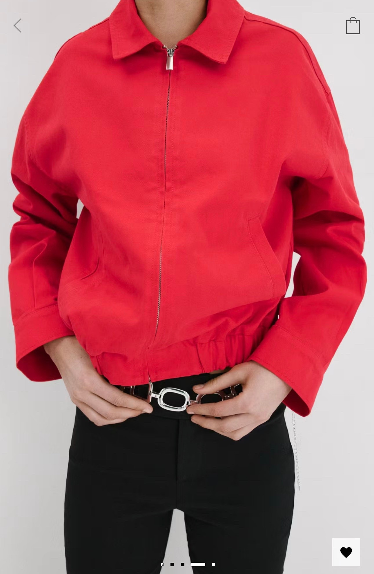 Perfect pop of red Jacket for the summer nights!!!
