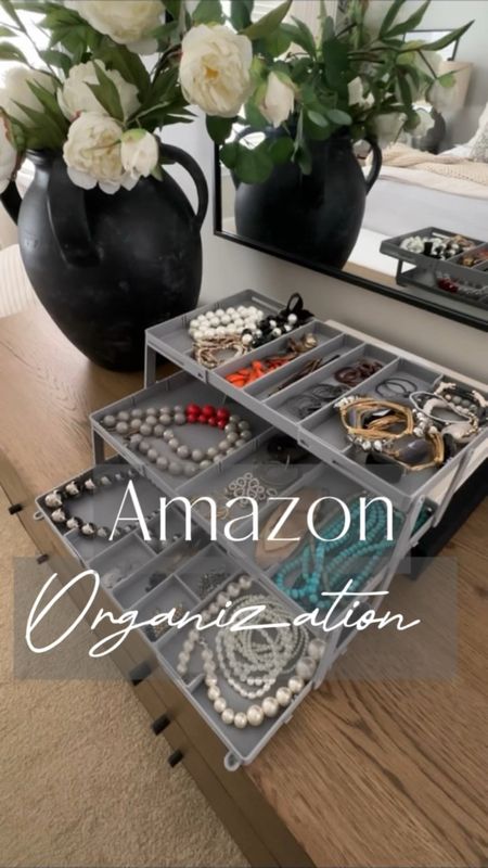 Triple your drawer space with this expandable organizer. It’s great for jewelry, cosmetics, hair accessories, and office supplies. 
#amazon #amazonhome #amazonmusthaves #homeorganization

#LTKbeauty #LTKhome #LTKVideo