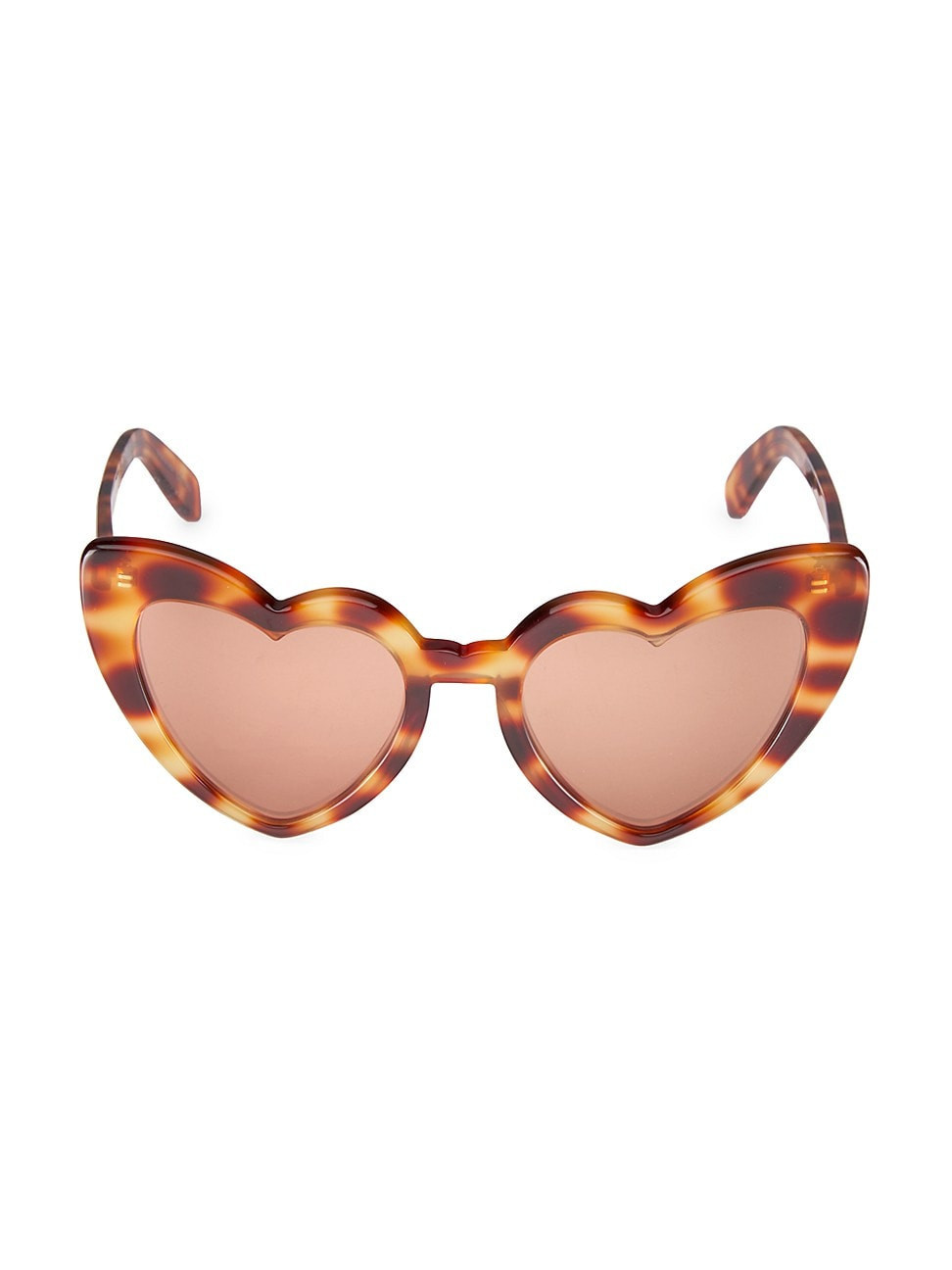 Women's LouLou 54MM Heart Sunglasses - Giraffe Spotted Havana | Saks Fifth Avenue