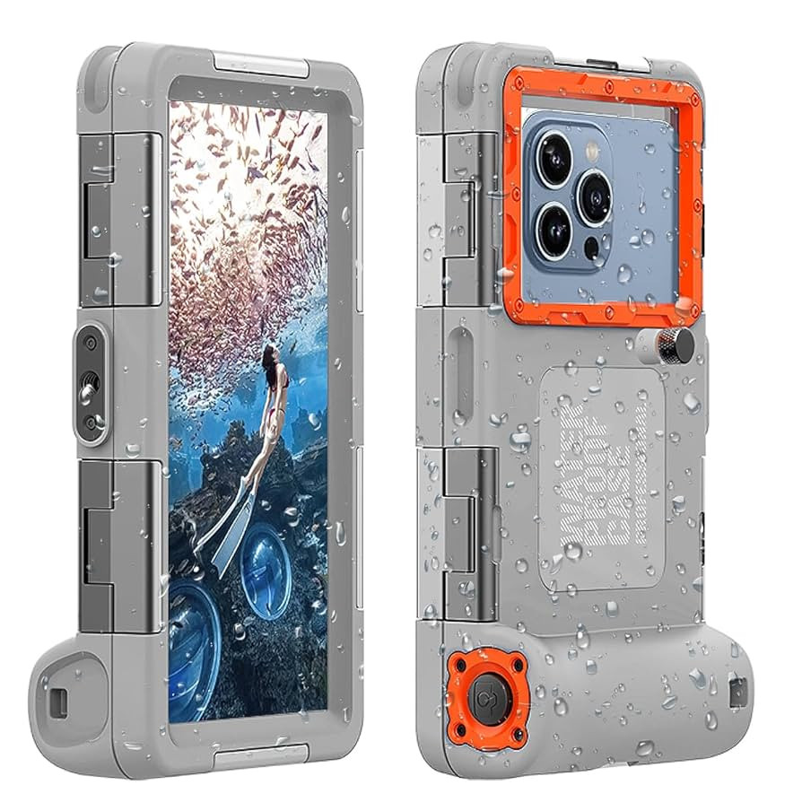2025 Underwater Snorkeling Diving Phone Case for Phone 16/15/14/13/12/11 Pro Max/XR/XS/X Galaxy S... | Amazon (US)