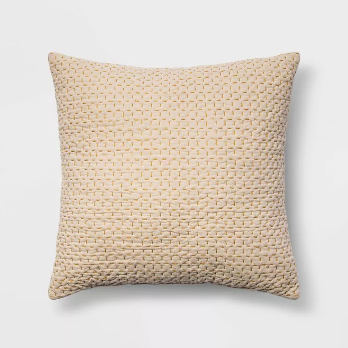 Euro Kantha Stitch Decorative Throw Pillow - Threshold™ | Target