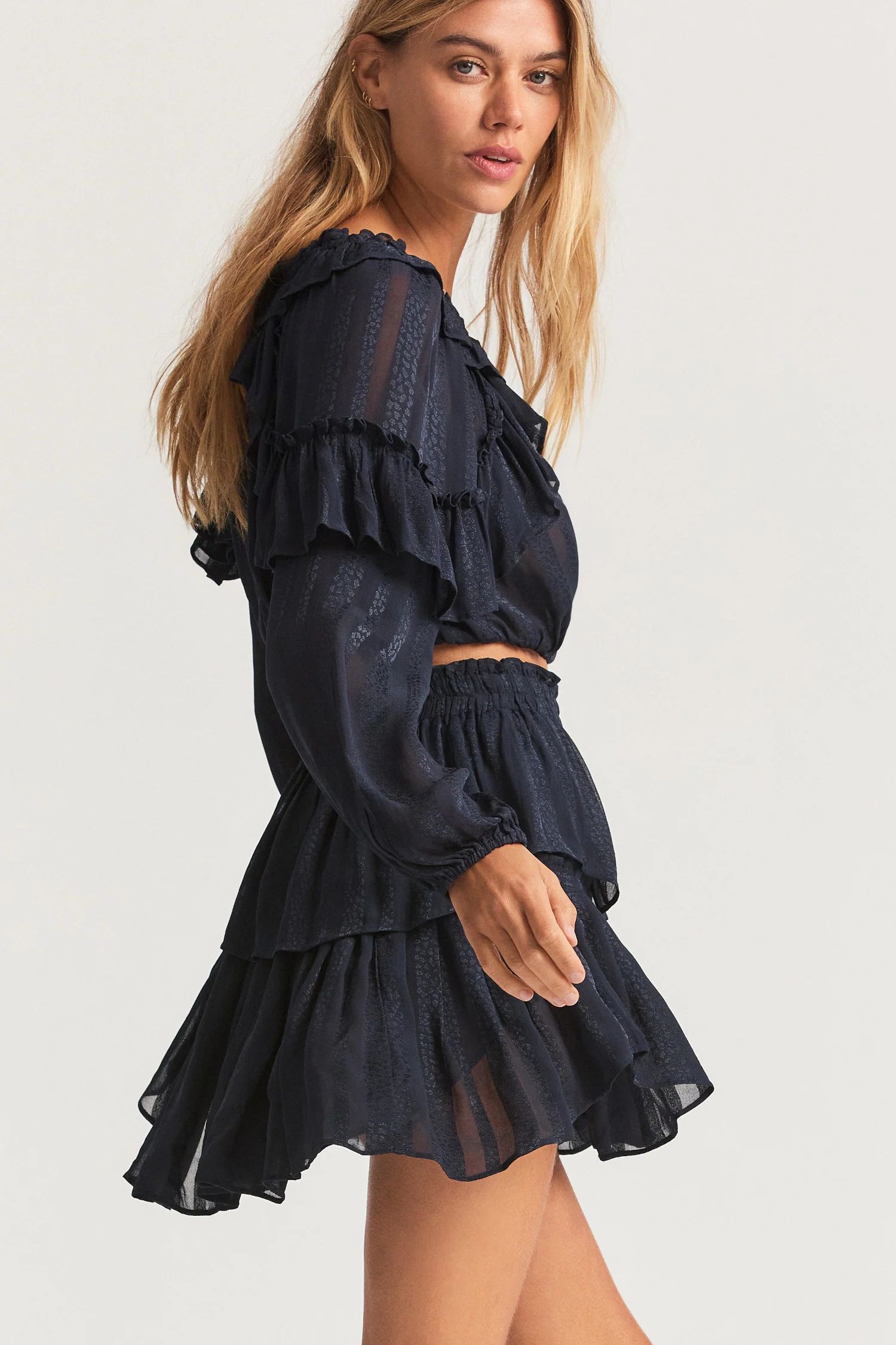 Ruffle Mini Skirt | LOVESHACKFANCY