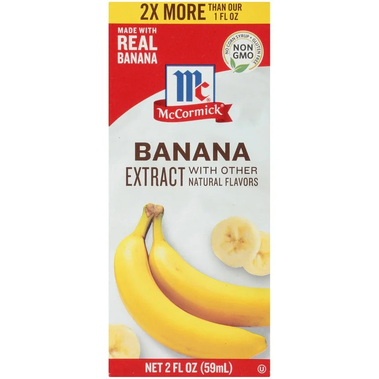 McCormick Non-GMO Gluten Free Banana Extract, 2.0 fl oz Box | Walmart (US)