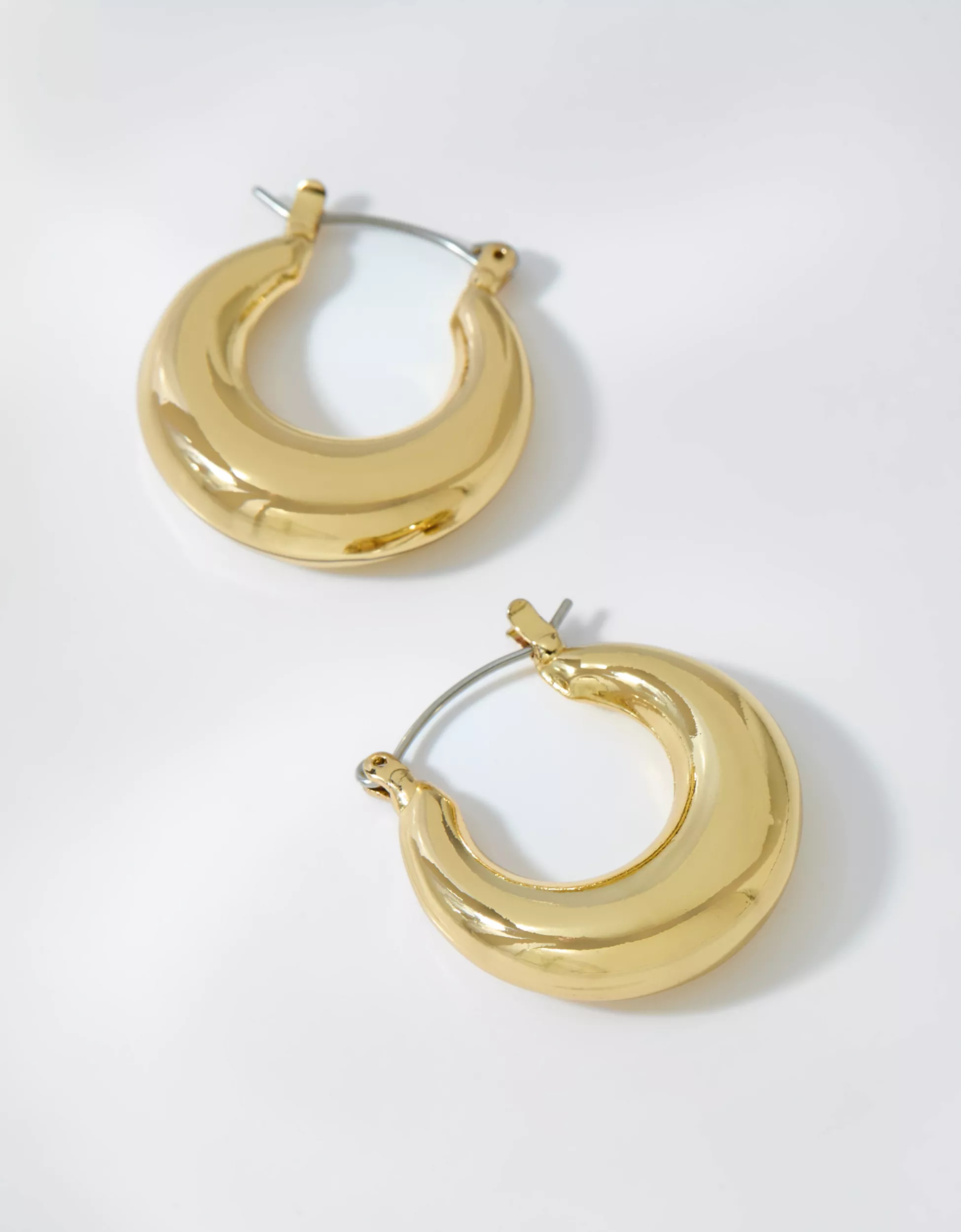 Aerie Scoop Drop Hoop Earrings | Aerie