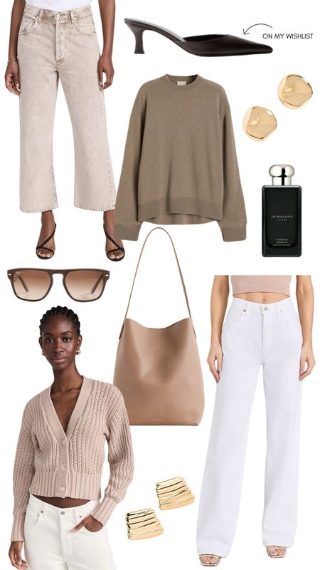 The weekly top. Favorites that I own and love and a few (the mules) that I am majorly eyeing. 